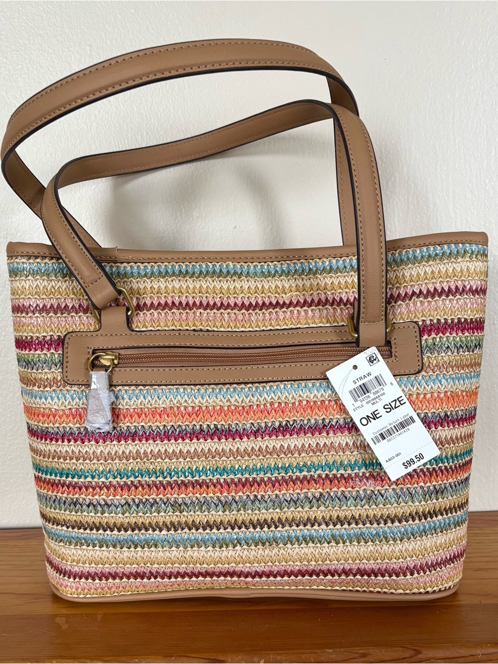 NWT Style & Co. Gorgeous Straw Bag